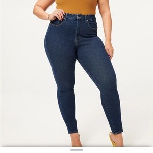 NWT GOOD AMERICAN ALWAYS FITS GOOD WAIST | BLUE821 SIZE 14-18